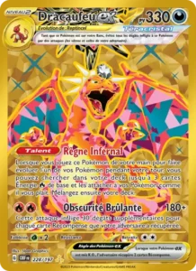 Carte Pokémon Dracaufeu-ex n°228 – Flammes Obsidiennes