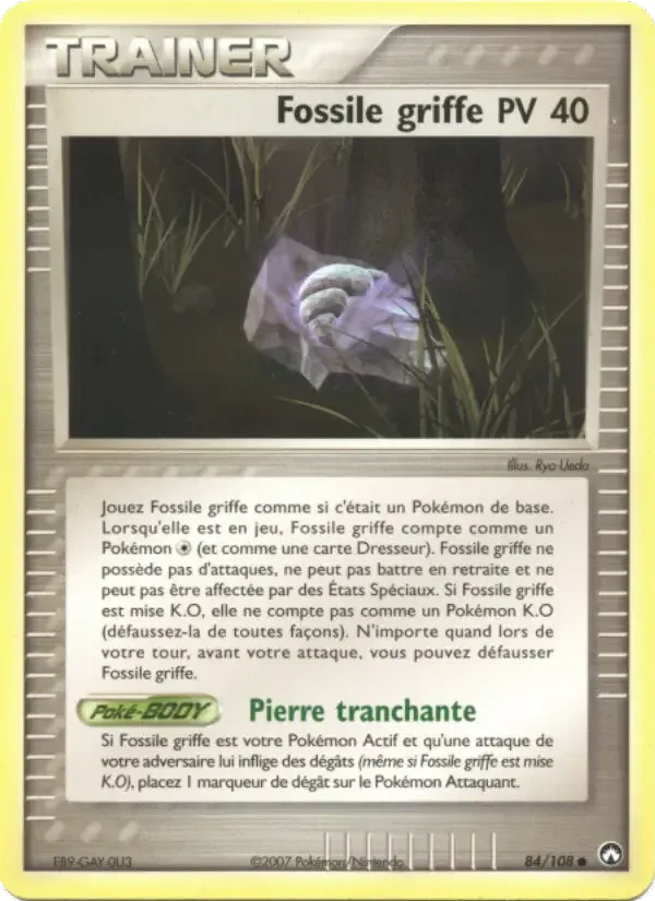Fossile griffe