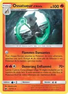 Carte Pokémon Ossatueur d’Alola n°12 – Invasion Carmin
