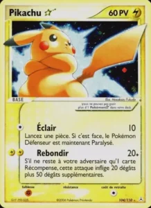 Carte Pokémon Pikachu ☆ n°104 – EX Fantômes Holon