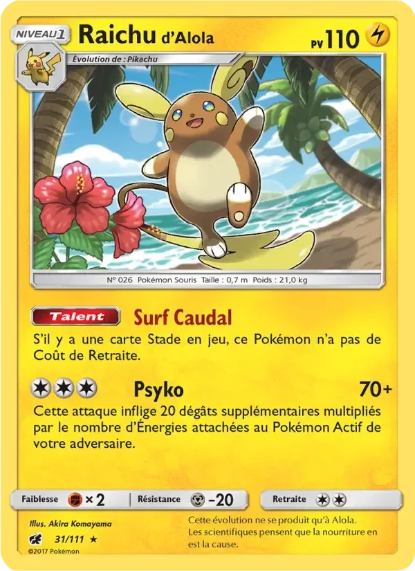 Raichu d’Alola