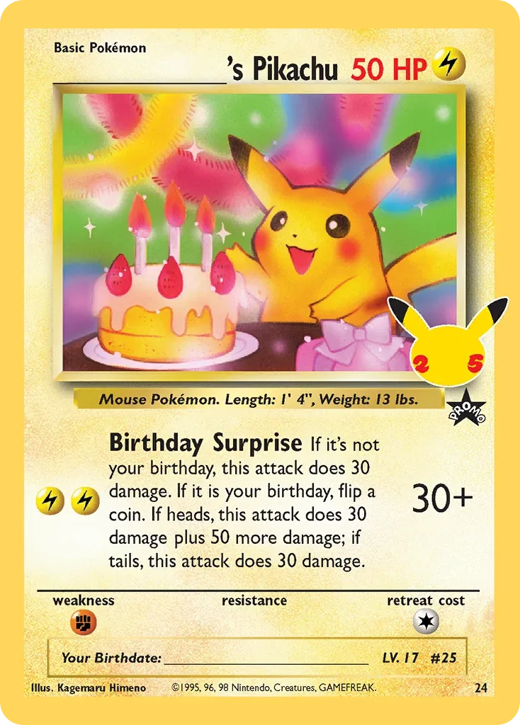 Pikachu de _____
