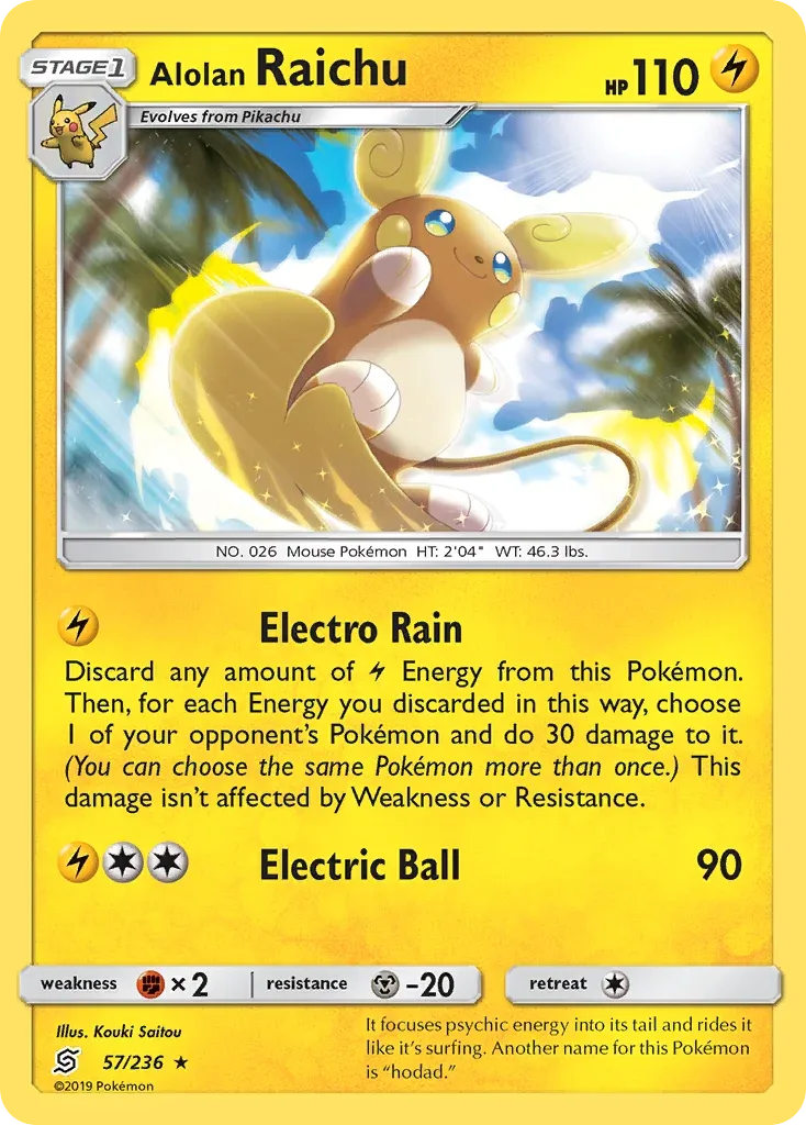 Raichu d’Alola