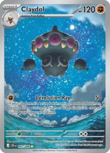 Carte Pokémon Claydol n°92/122 – Type : Lutte – Série : Le chaos monte
